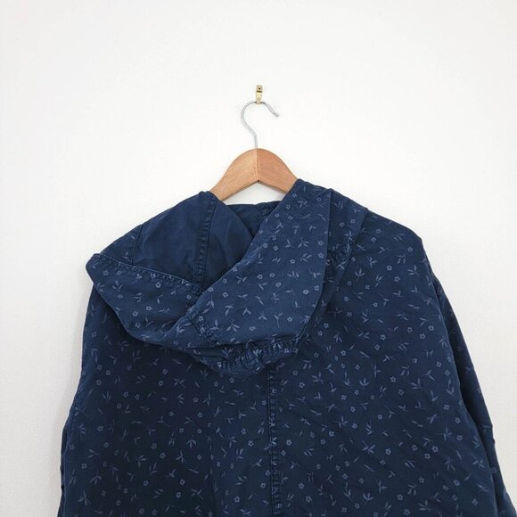 The Great. Ditsy Floral Coat in Blue 1 Small - Picture 5 of 7
